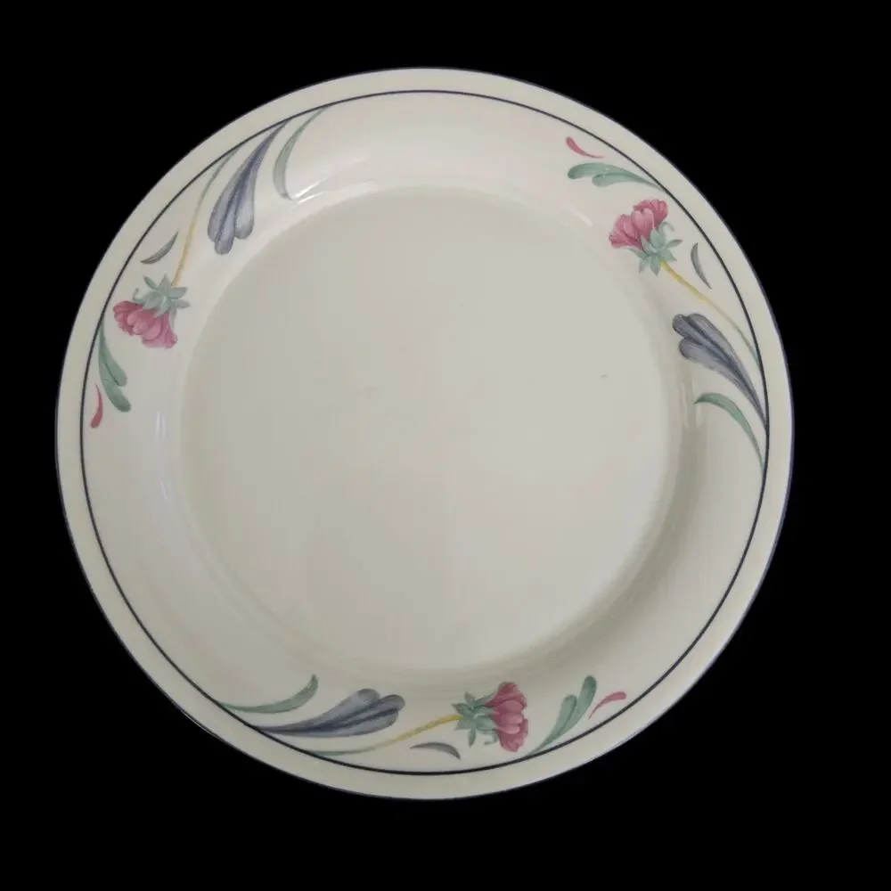 Set of 3 Lenox Chinastone Poppies on Blue 8.5